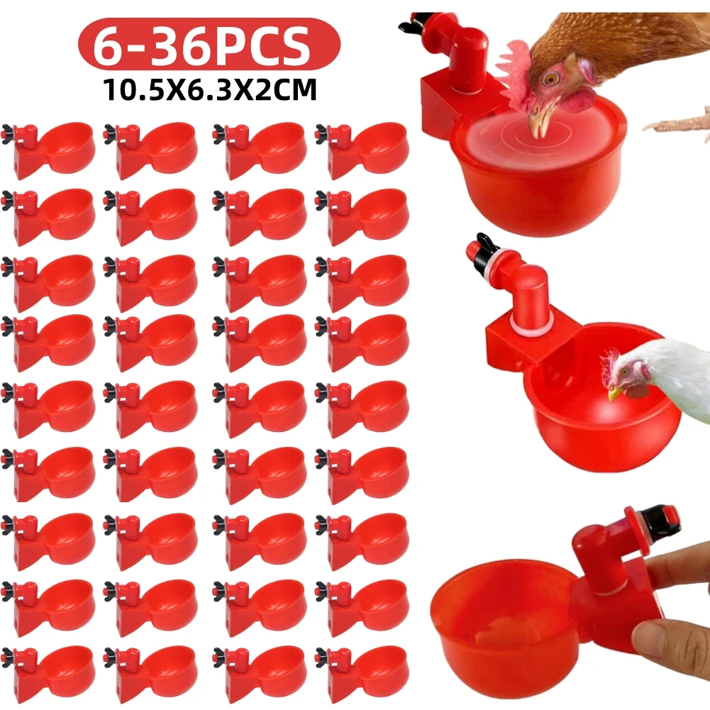 6-36Pcs Chicken Duck Drinking  - Chicken Nipple Drinker recensie en prijs