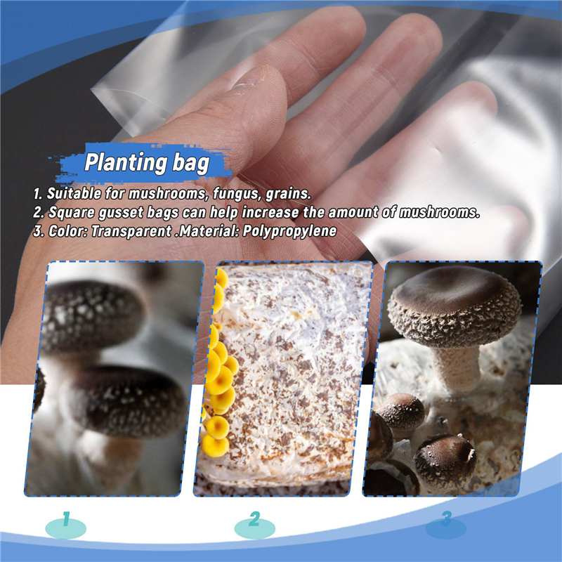 ABXF-50Pcs 10X20 Inch PVC Mush - Mushroom Spawn Bag recensie en prijs