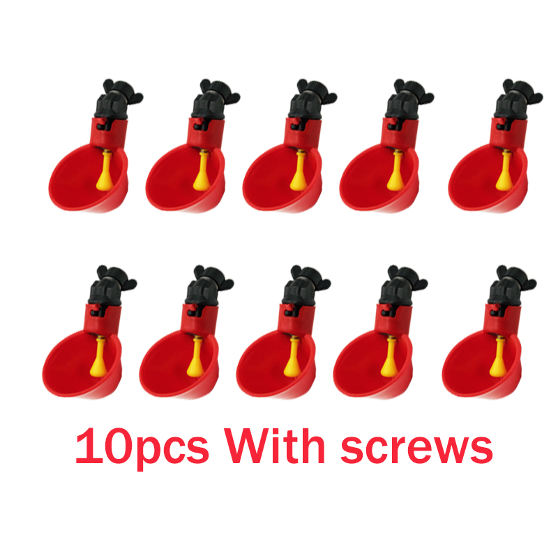 10Pcs Chicken Quail Hanging Wa - Chicken Nipple Drinker recensie en prijs